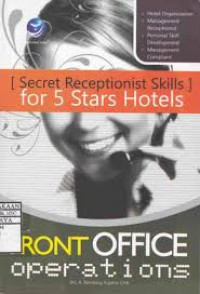 Image of Front Office Operations; Secret Skills for Five Stars Hotels